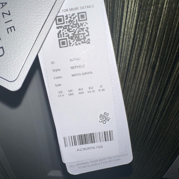 Azazie Moss Green Maxi Dress - Picture 6 of 7